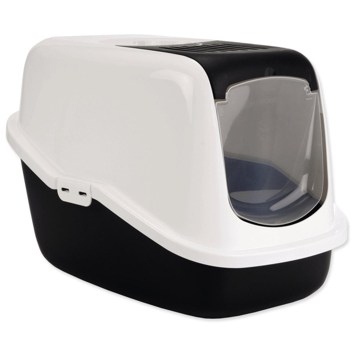 Levně Toaleta Savic Nestor bílo-černá 56x39x38,5cm