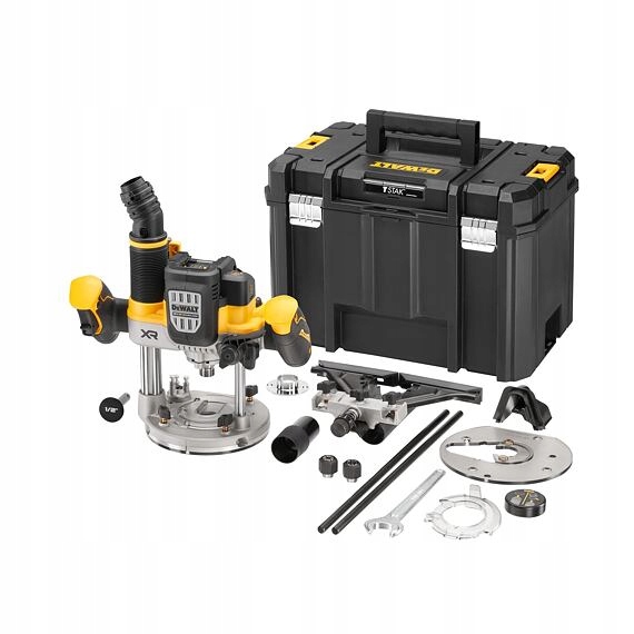 DeWalt DCW620NT aku bezuhlíková horní fréza 18V, kleštiny 8+12mm, 11000-230