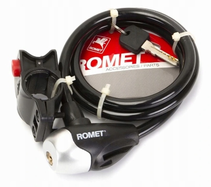 

Zapięcie Rowerowe Romet SL576 Czarne Na Klucz