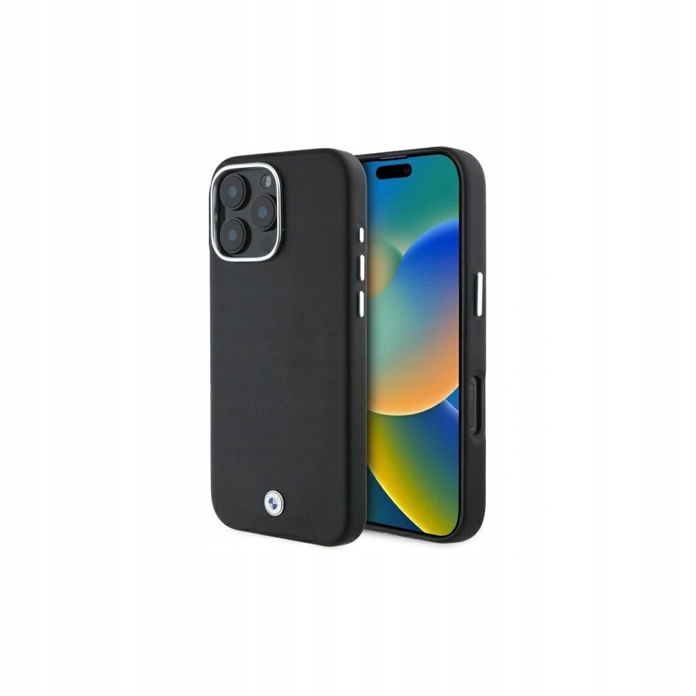 Pouzdro Bmw iPhone 16 Pro Hardcase Metal MagSafe Černé Pouzdro Obal
