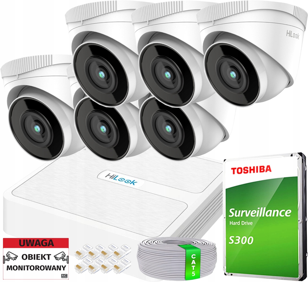 Ip monitorování pro rozšíření 6 kamer IPCAM-T5 5Mpx 8CH PoE rekordér Apka