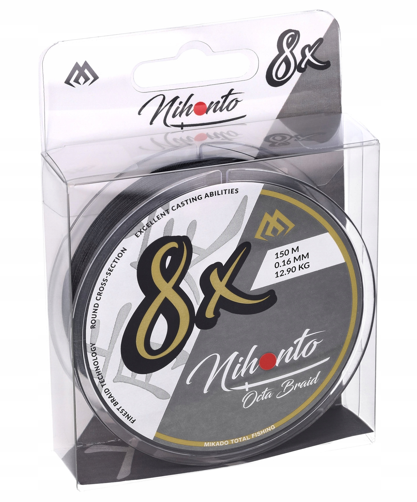 PLECIONKA MIKADO NIHONTO OCTA BRAID 0,26mm 150m BLACK EAN (GTIN) 5900637507833