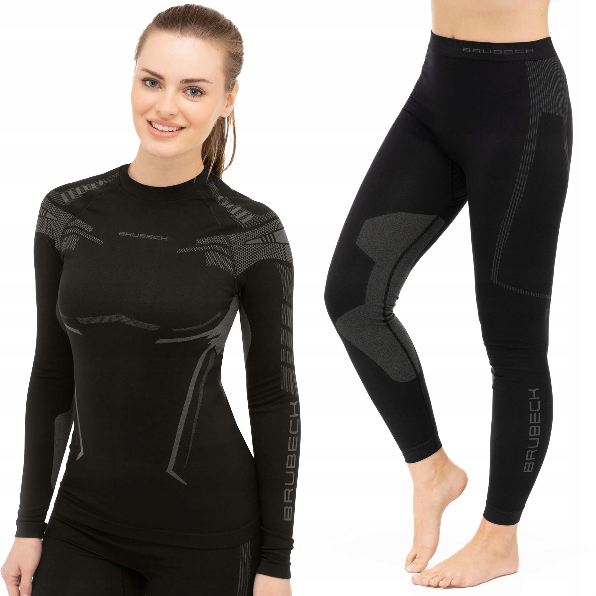 BIELIZNA DAMSKA TERMICZNA BRUBECK DRY KOMPLET BLUZA I SPODNIE XL EAN (GTIN) 5905753270883