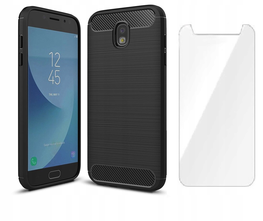 

Tpucarbon - Etui Case - Galaxy J5 2017 + Szkło