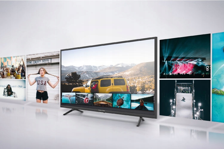 TELEWIZOR LED 32'' KRUGER&MATZ DVB-T2 HEVC 2 X HDMI USB HD READY Liczba złączy HDMI 2