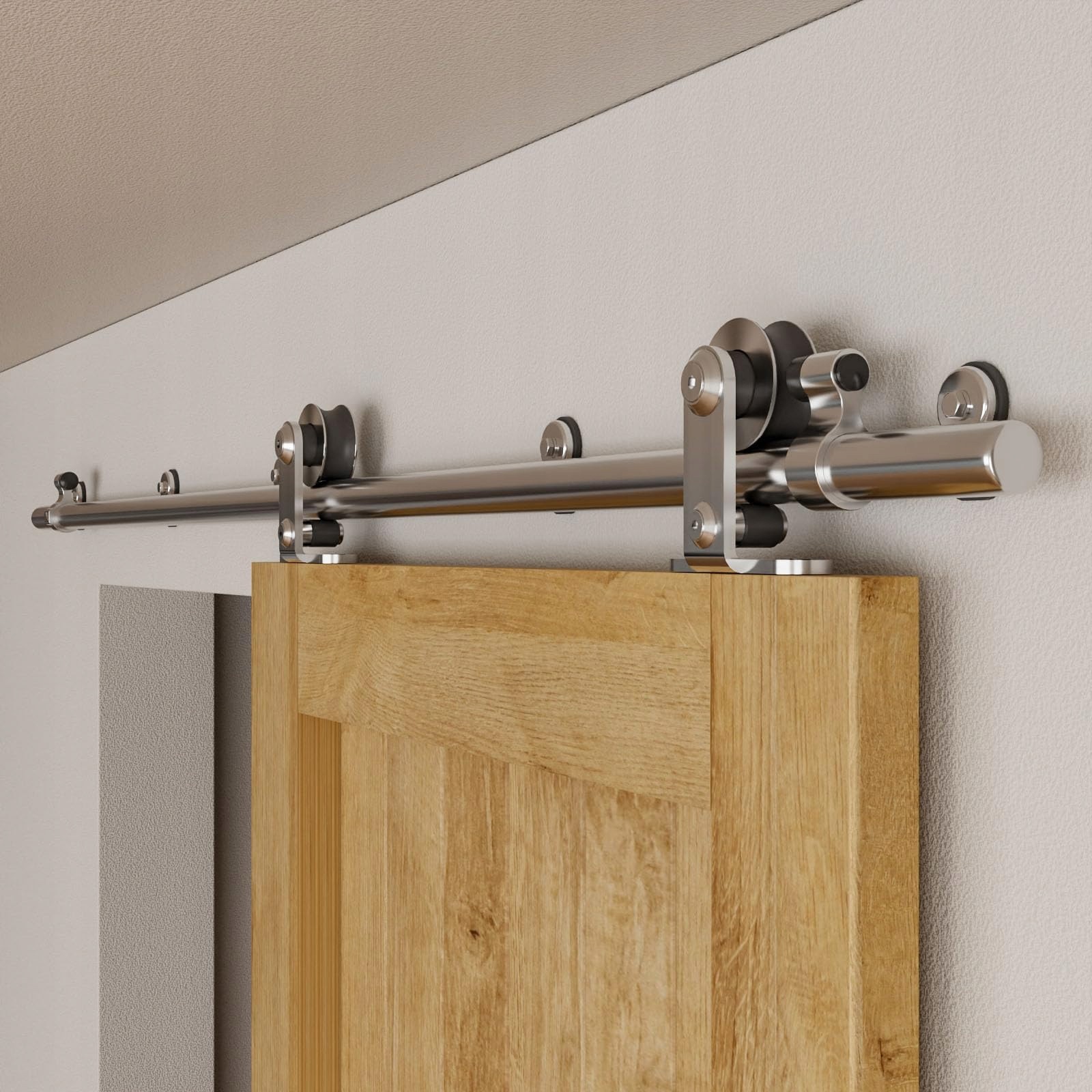 System Drzwi Przesuwanych Barn Door Loft Szyna Stal Nierdzewna 152 cm