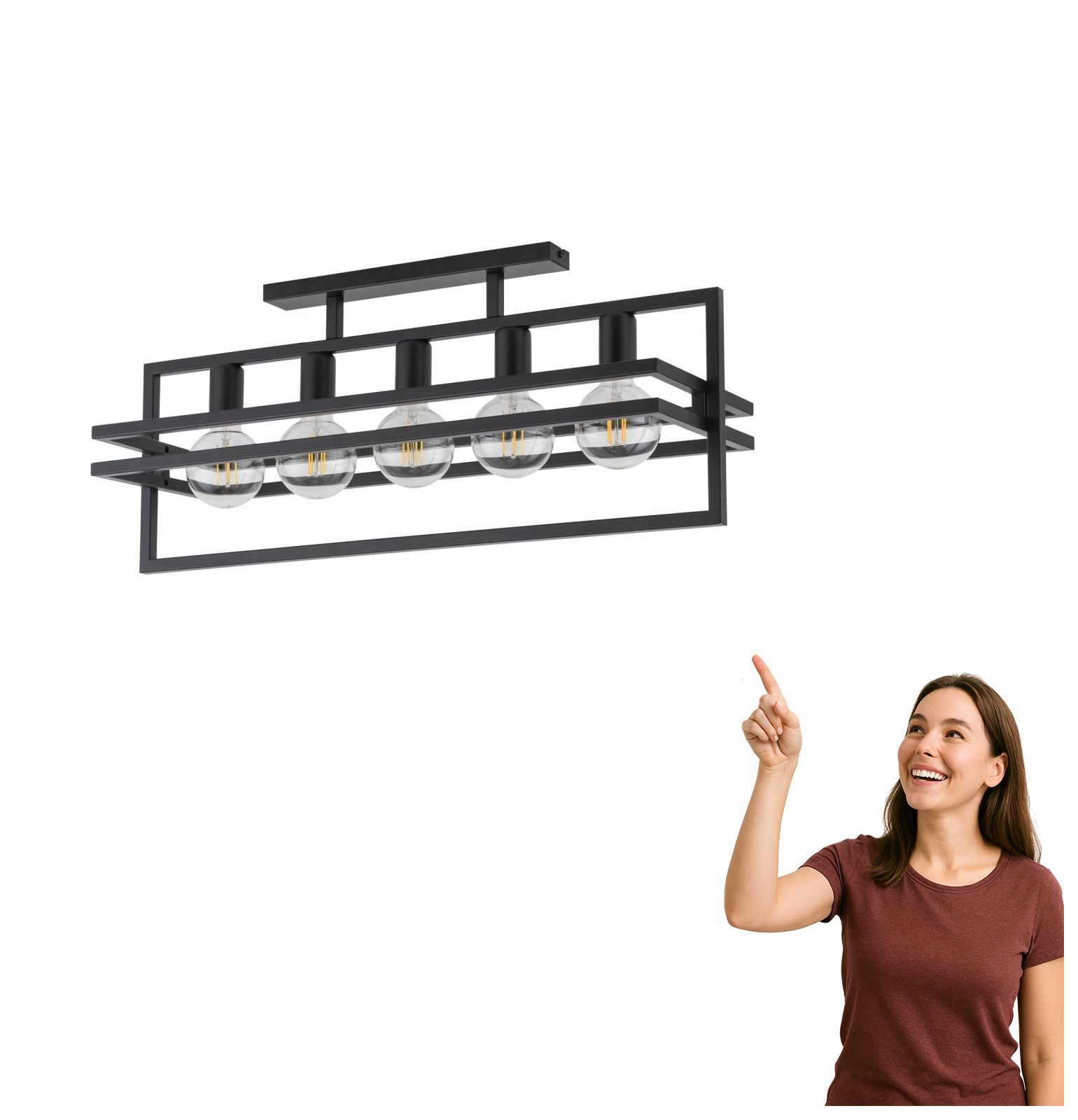 Stropná lampa Merci 5 32409 Sigma Lighting