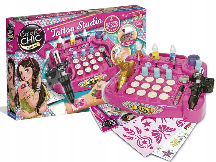 Clementoni STUDIO TATUAŻU Crazy Chic Tattoo 1811 Marka Clementoni
