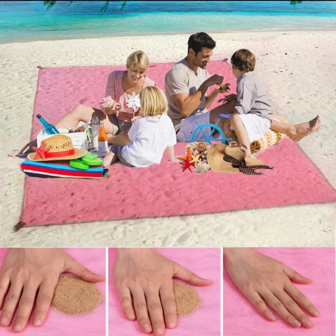 

XL Mata Plażowa Koc Na Plażę Piknik Piasek Duża
