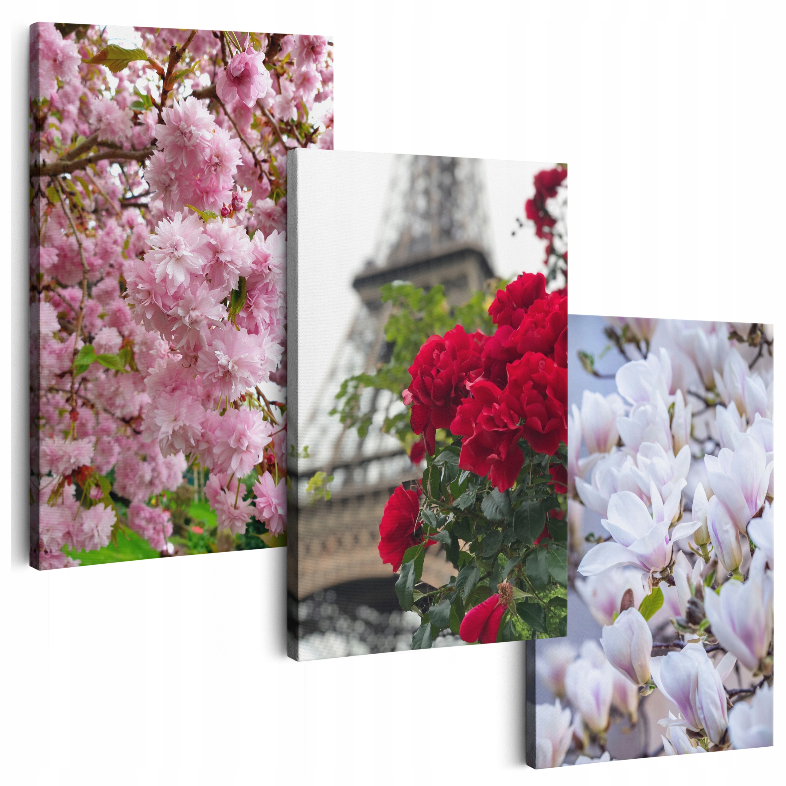 Obraz Na Plátne 180 cm **veľa vzorov** Obrazy Do Salónu Triptyki Kvety