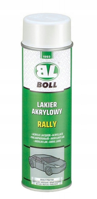 Boll Lakier Akrylowy Rally Biały Połysk 500ml