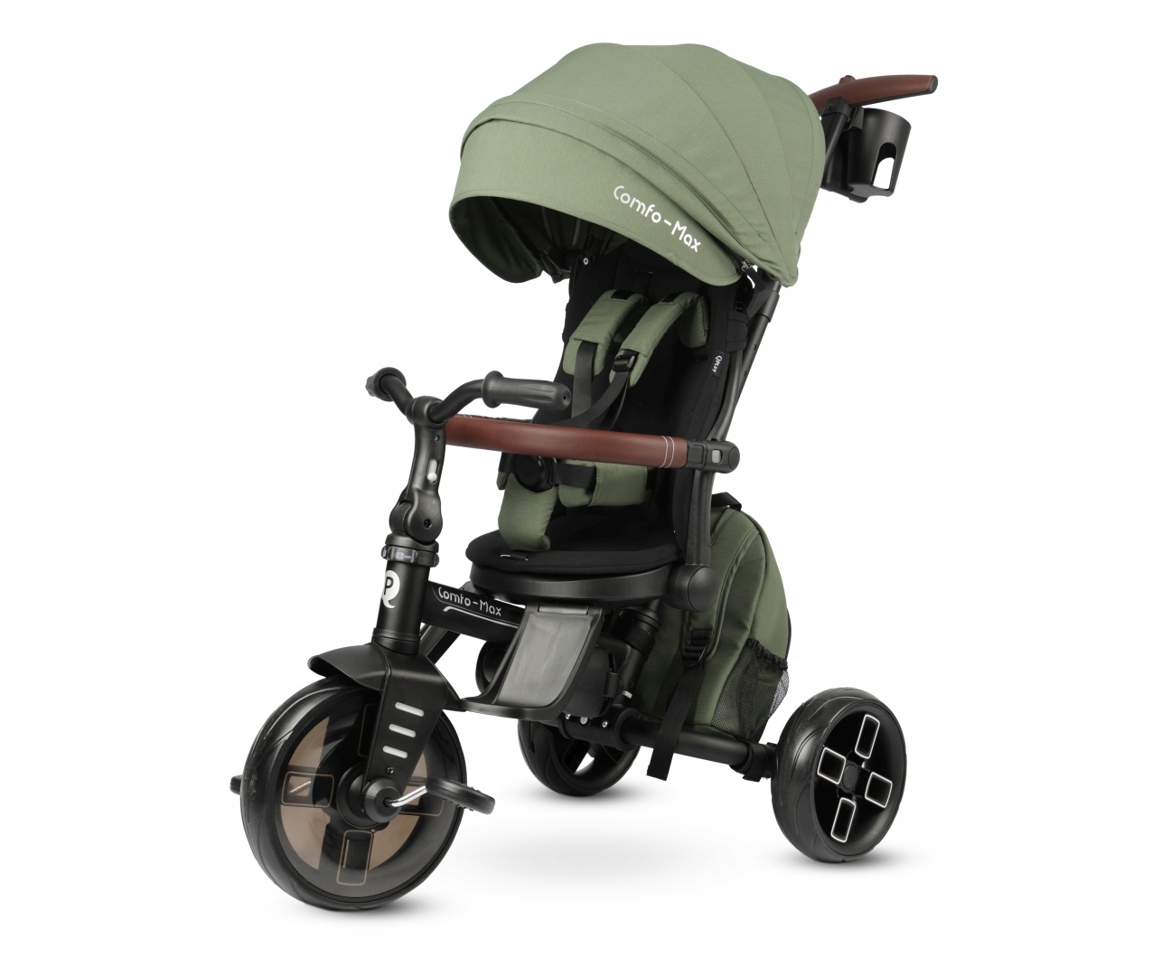 Milly Mally 6301 Qplay Rowerek Trójkołowy Comfo Max Olive Green