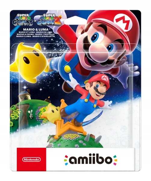 Amiibo Mario Galaxy Mario & Luma Figurka