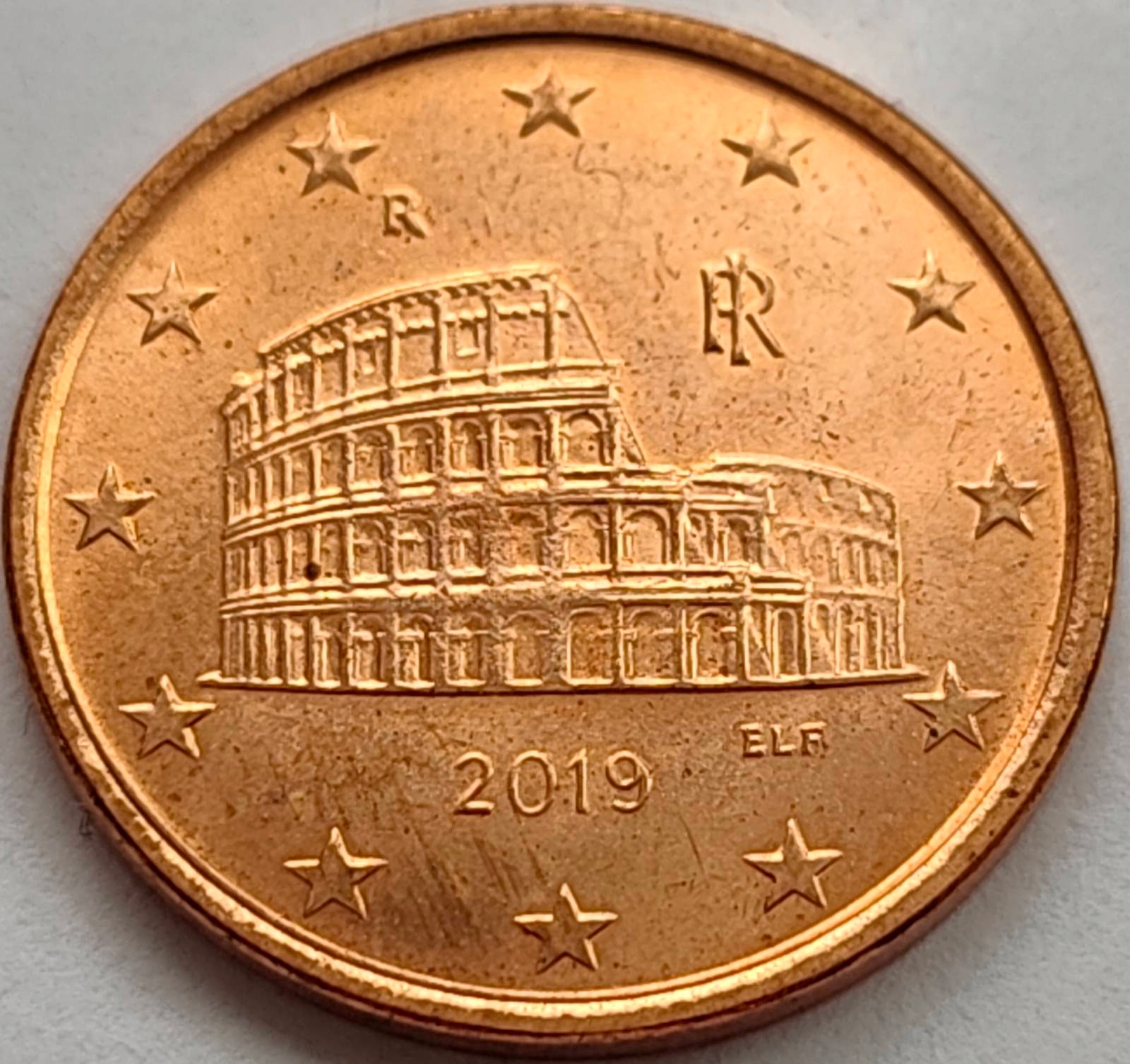 4454 - Włochy 5 eurocentów, 2019