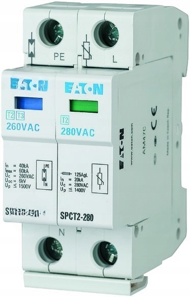 Eaton Ogranicznik przepięć SPCT2-280-1+NPE