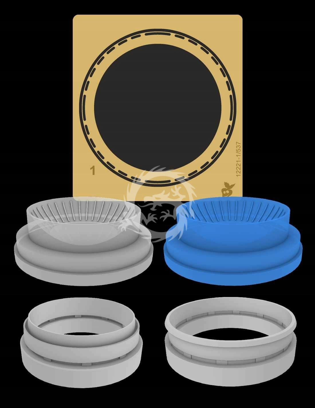 12221 Constitution class (refit) Navigační deflektor Green Strawberry fo