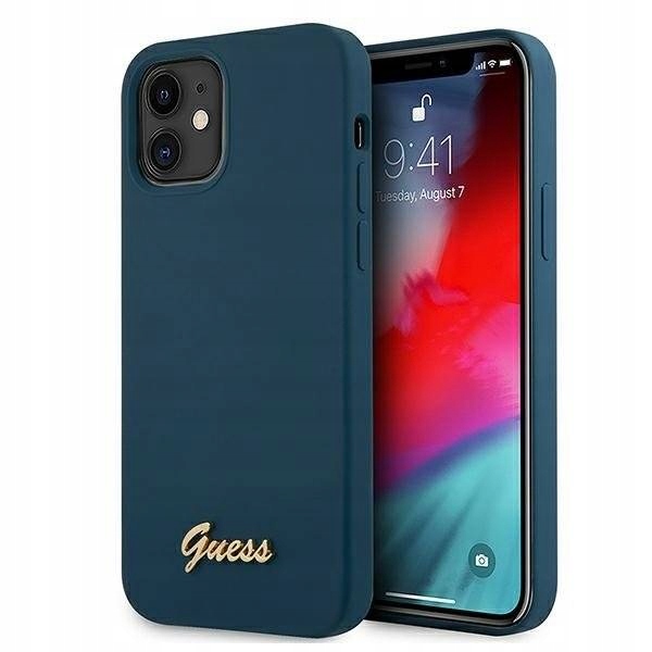 Pouzdro Guess pro Apple iPhone 12 Mini modré