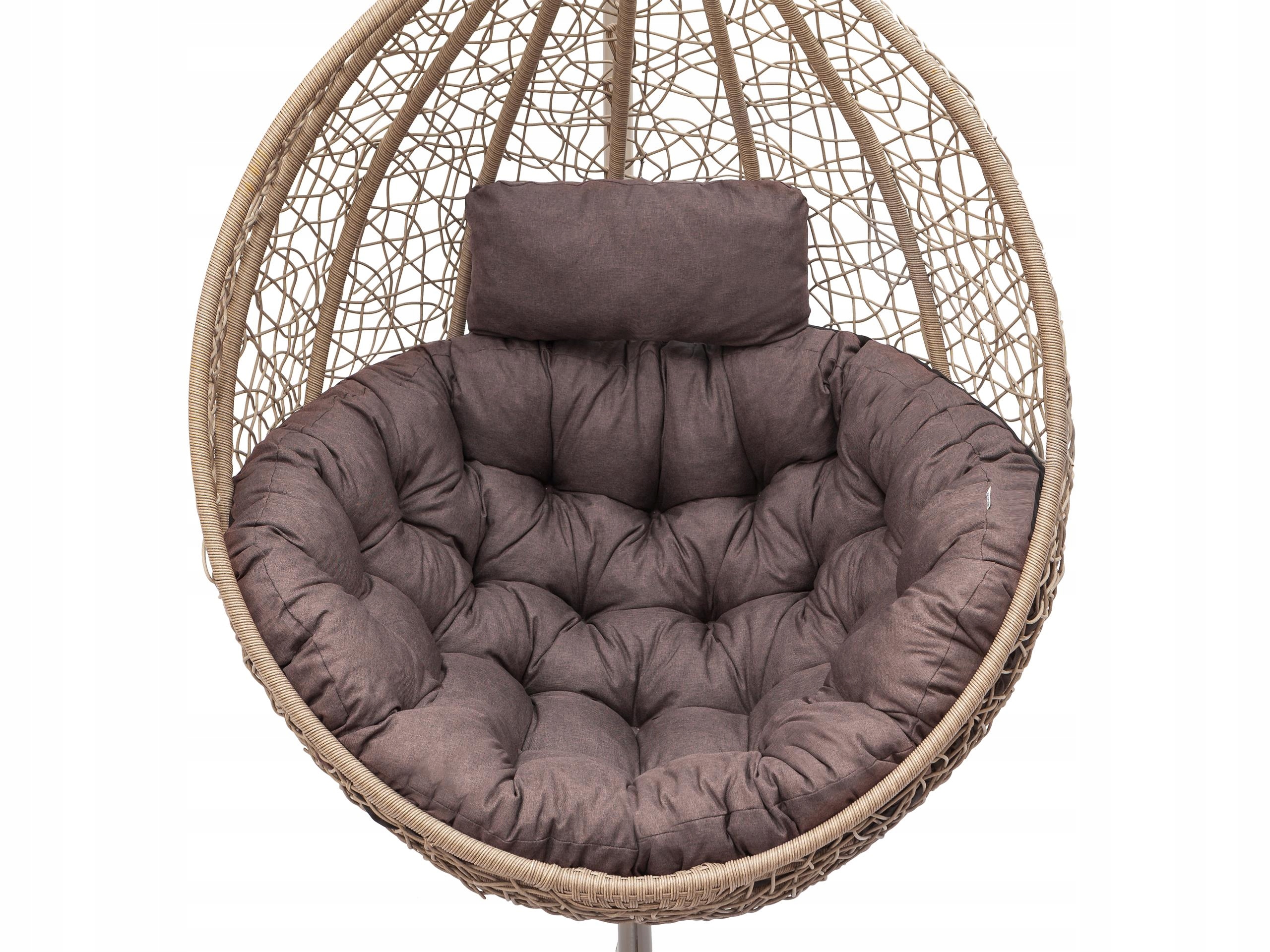 Polštář na zahradní houpačku, Polštář na závěsné křeslo kokon 124 x 100 cm