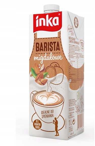 INKA NAPÓJ MIGDAŁOWY BARISTA 1L ROŚLINNE