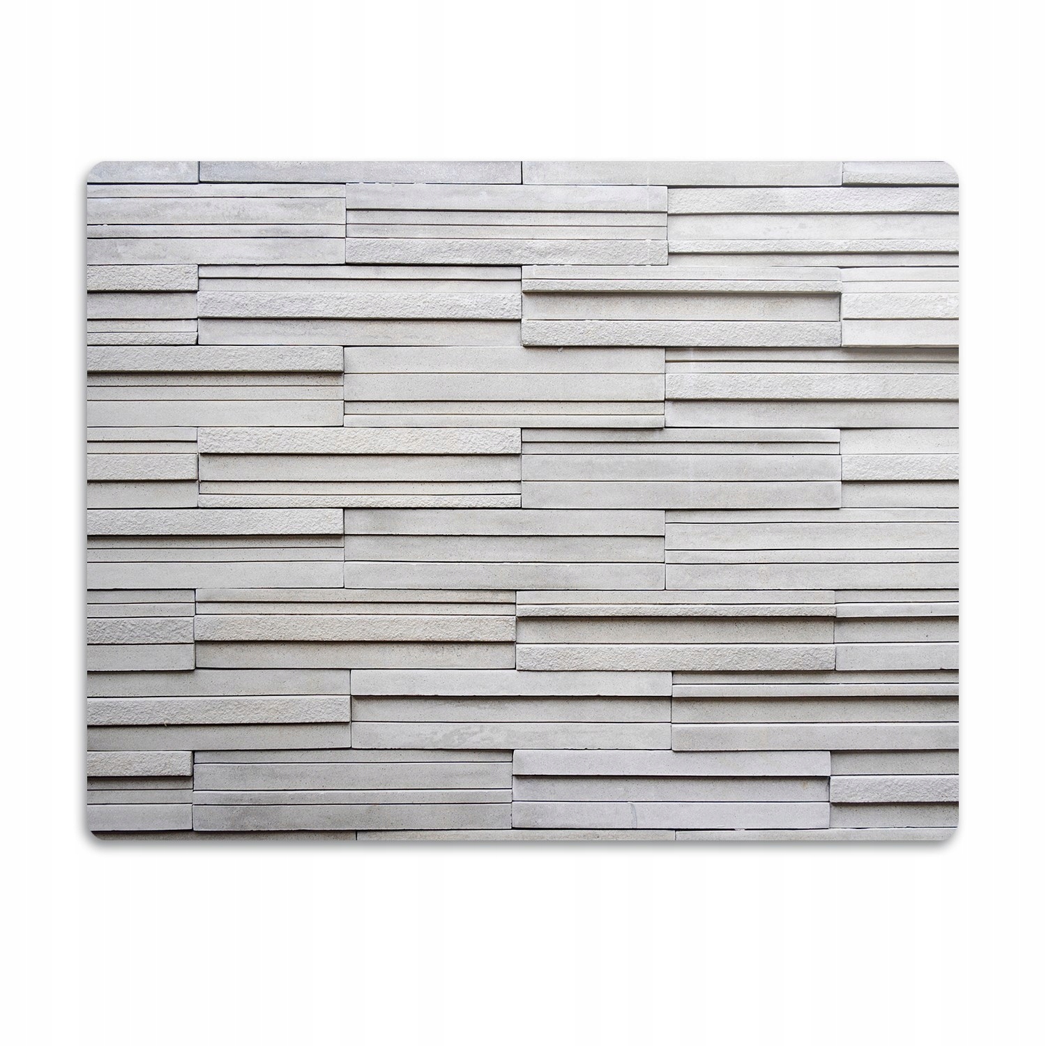 Levně Podložka pod záchod pro kočky Bílé obdélníky 60x40 cm