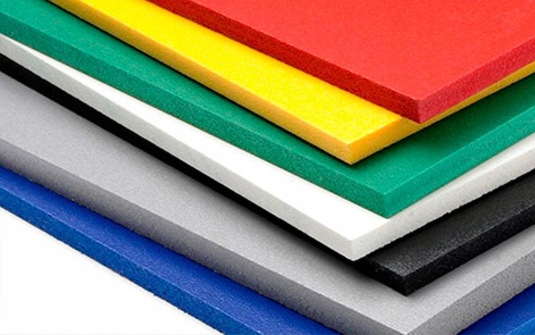 Pcw Pcv spienione kolor 3mm 1000x1000mm gładkie odporne reklama Pvc