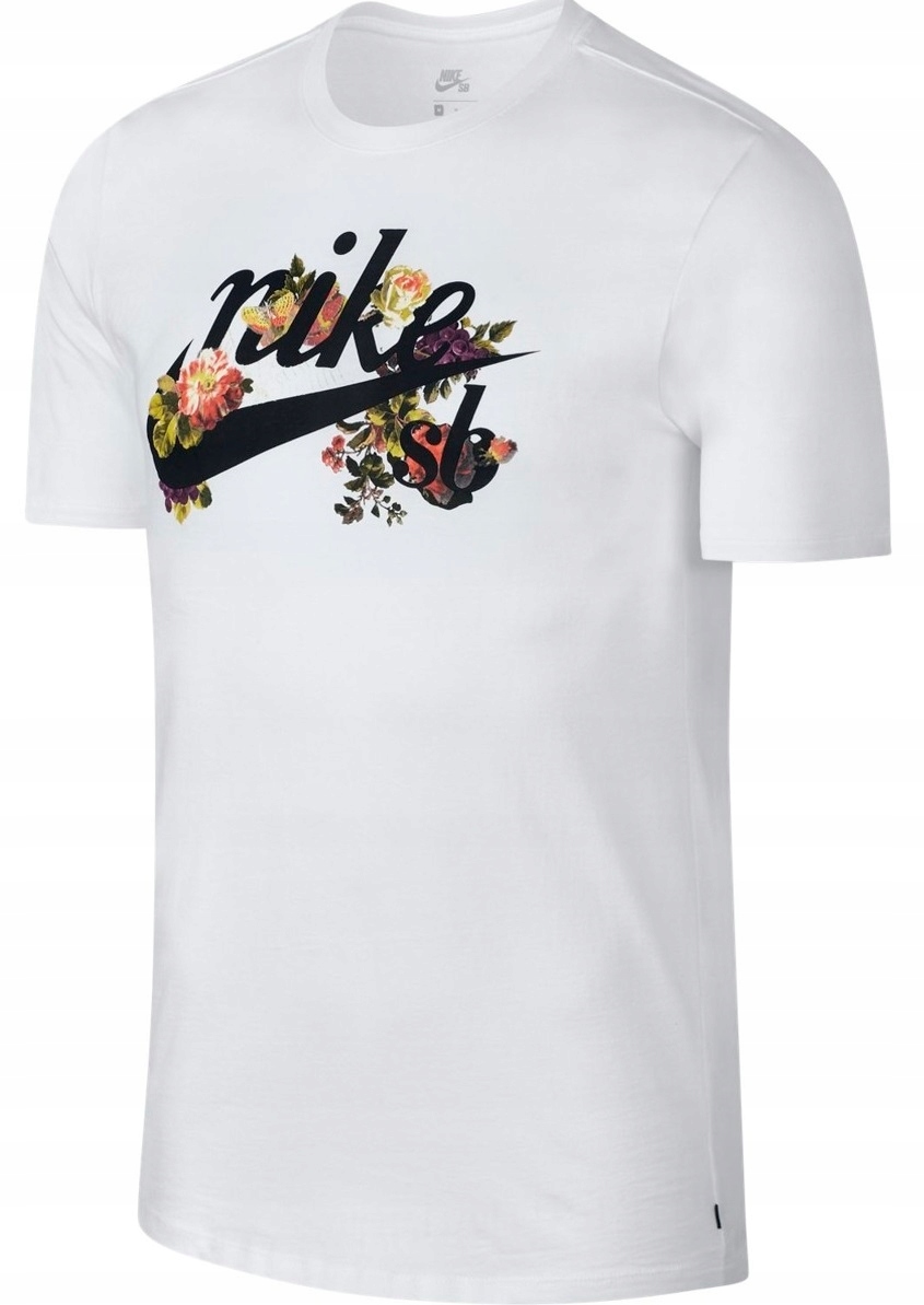 

S Koszulka Męska Nike Sb Floral Biała