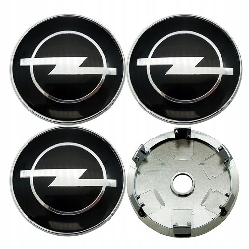 4x DEKIELEK DEKIELKI ZAŚLEPKA KOŁA OPEL 60 mm