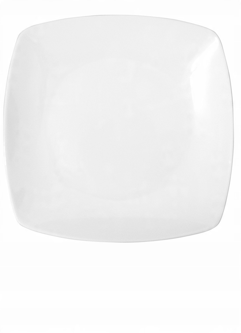 

Talerz płytki 25,5cm biały Polska porcelana