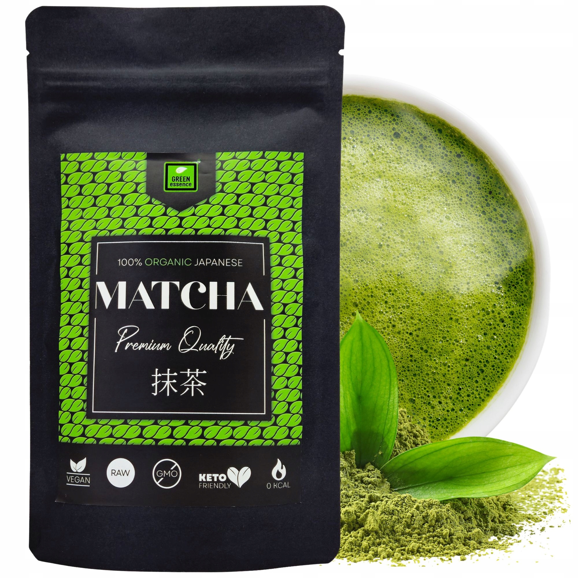 Levně Matcha japonská prémiová kvalita bio kagoshima green čaj máčí 100 g