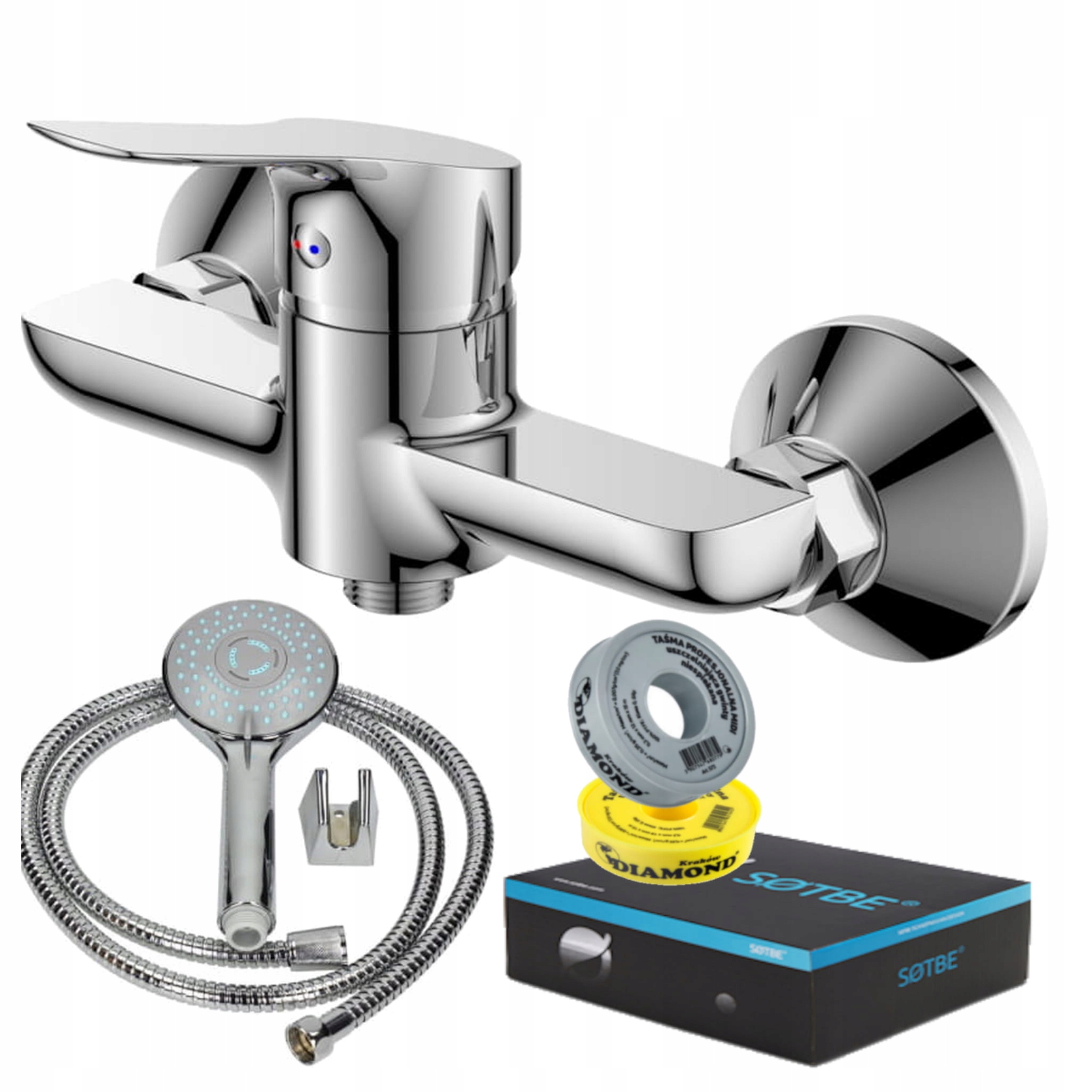 Nástenná sprchová batéria do sprchovacieho kúta, sprchový set VAN-SO-30245031