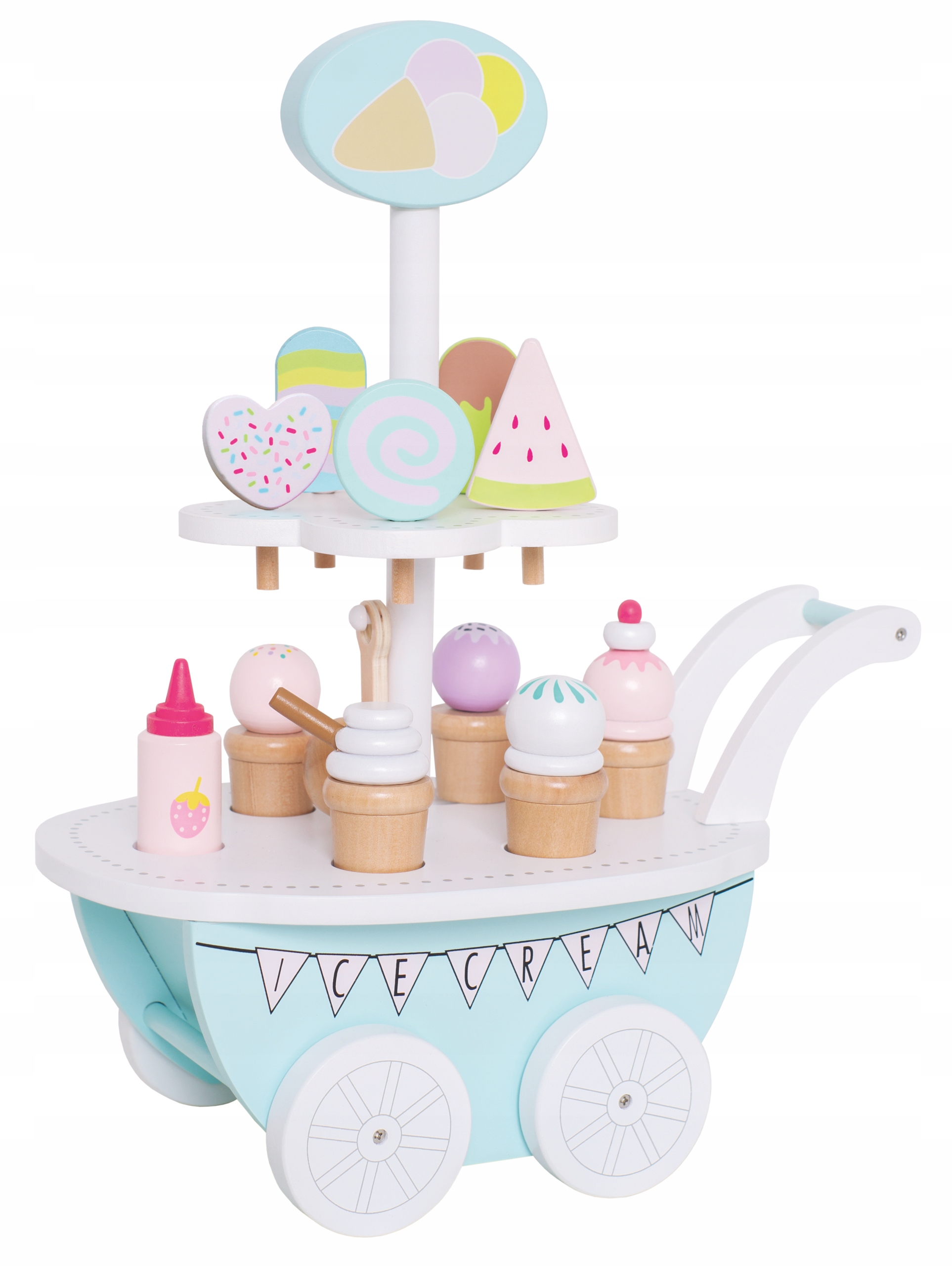 

Jabadabado Drewniana Lodziarnia Na Kółkach Wózek