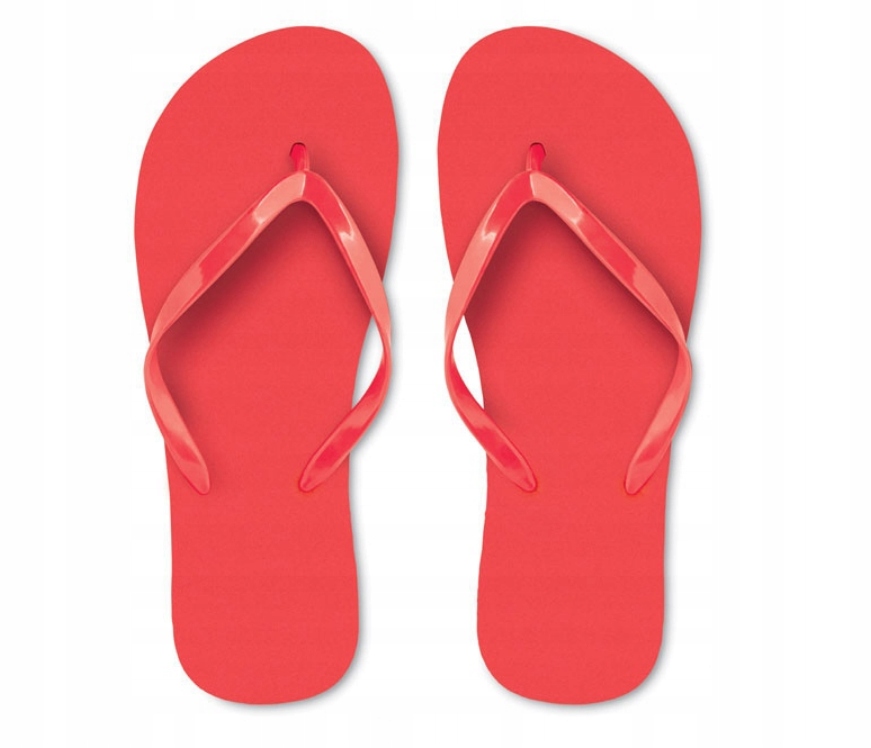 KLAPKI JAPONKI Czerwone PLAŻA BASEN czerwone 43-44