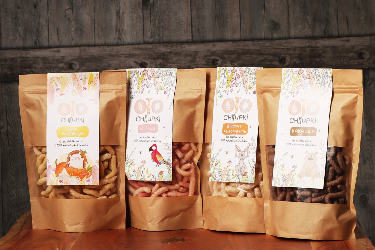 Chrupki POMIDOROWE kukurydziane BEZ CUKRU 80 g Otolandia Kod producenta 5907477631247