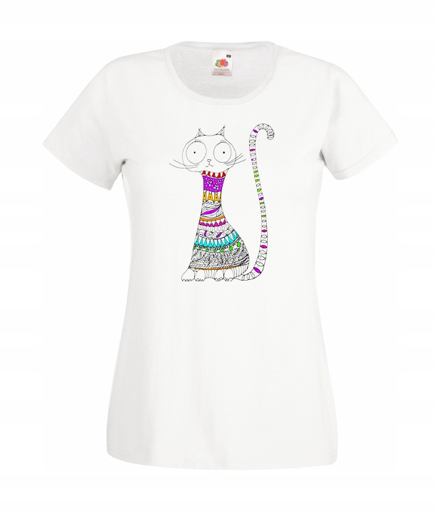 

XL Koszulka Damska Koty Soft Kitty Śmieszne Wzory