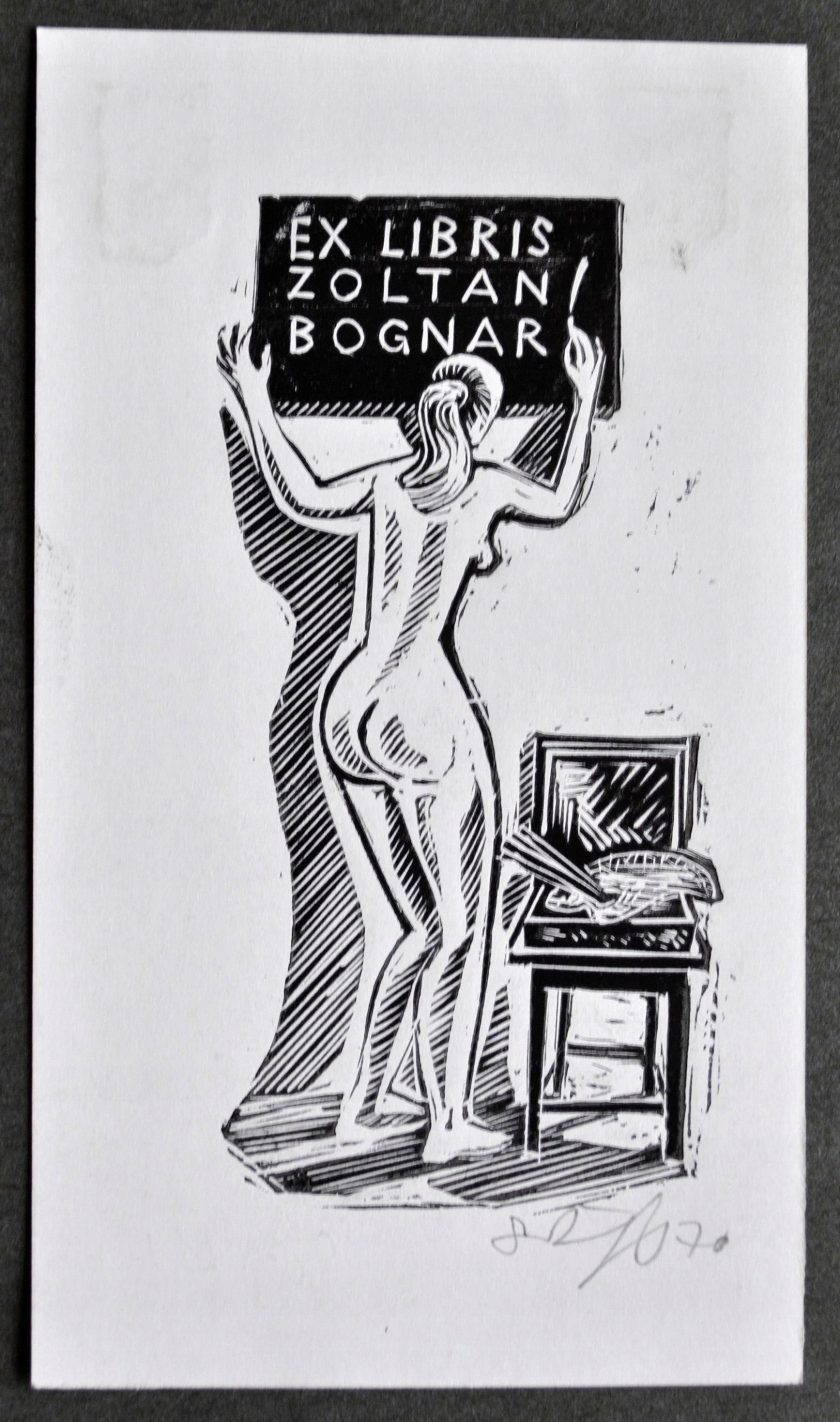 *KP* Szuszkiewicz Józef - Ex Libris Zoltan Bognar, X2, 1970