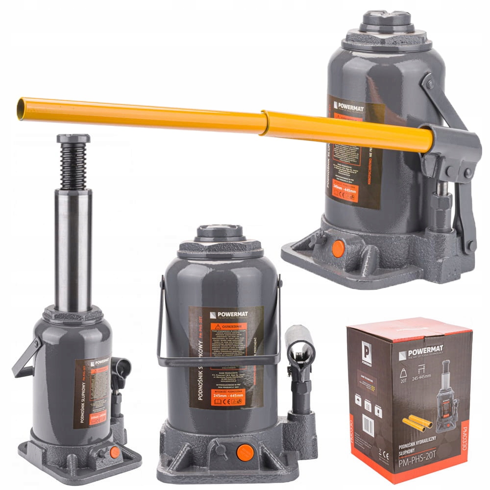 Podnośnik słupkowy Powermat 20T 245-445 mm