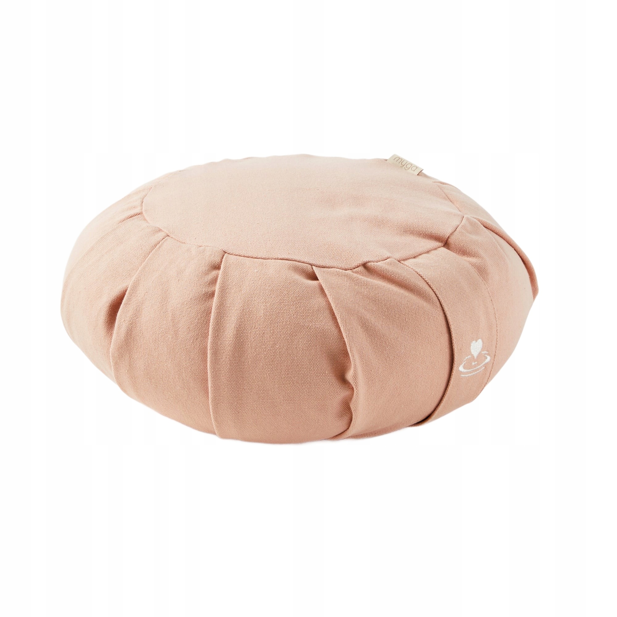Polštář pro meditaci myga Zafu slupka hrudky bavlněný potah 34 cm