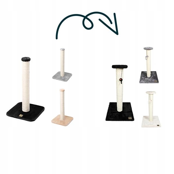 Levně Škrabadlo vysoké Ebi Stamp 35x35x60CM