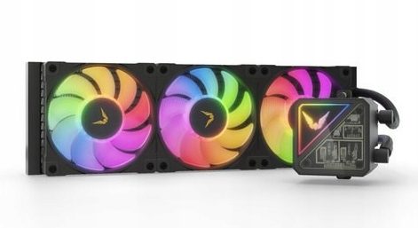 VALKYRIE V360 Lite ARGB chłodzenie wodne AIO CPU Czarny — 3