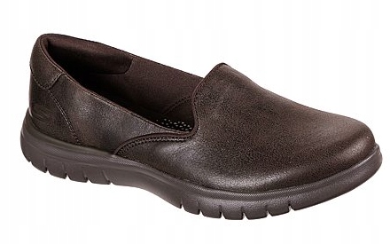 Skechers Dámské Polobotky Hnědé Casual 35,5 Žgf