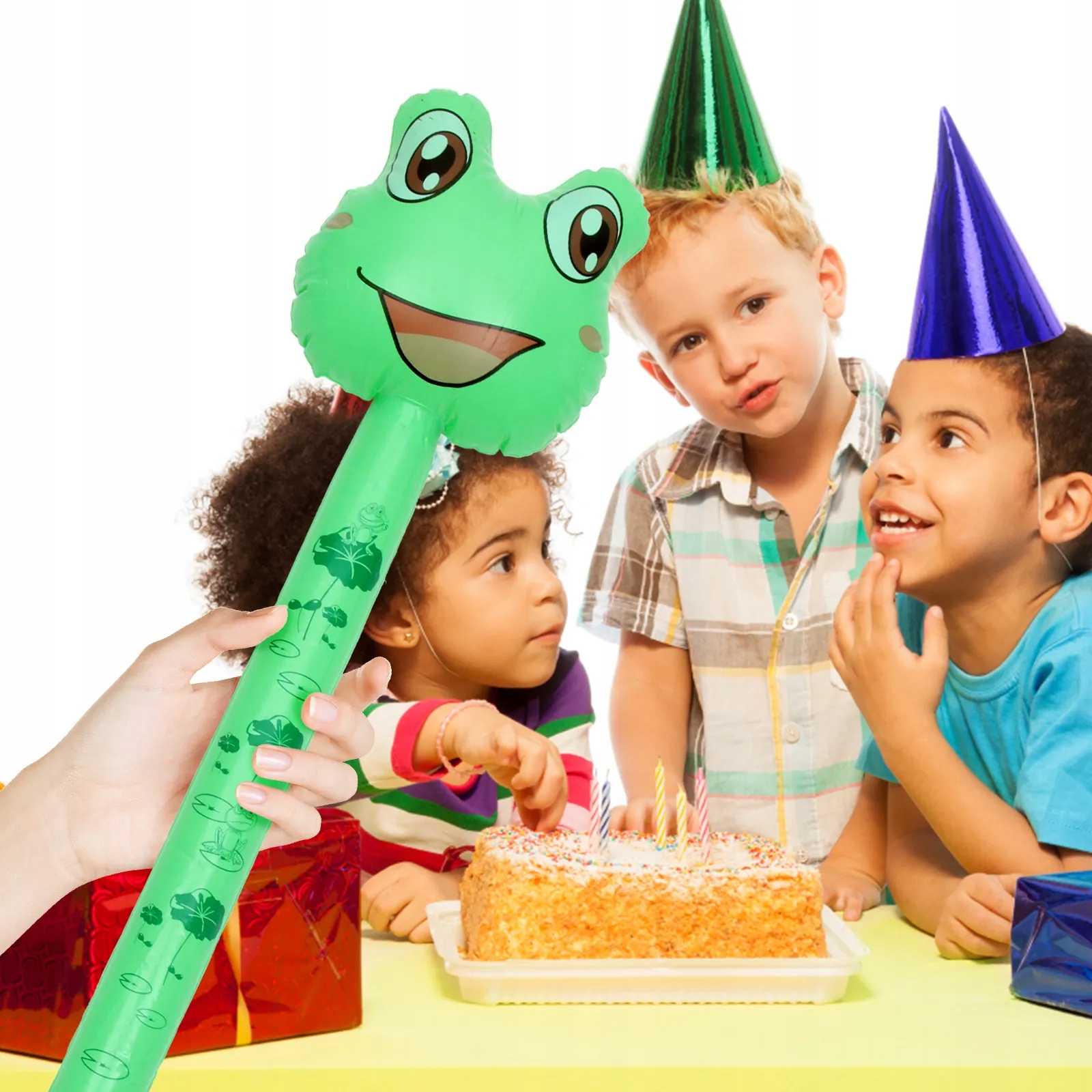 DMUCHANY KIJ DLA DZIECI BALON NA KIJU MŁOTEK GRA Kod producenta 047526