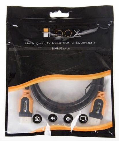 

Kabel Hdmi Libox LB0056-1 1m Pozłacany wtyk Hdmi