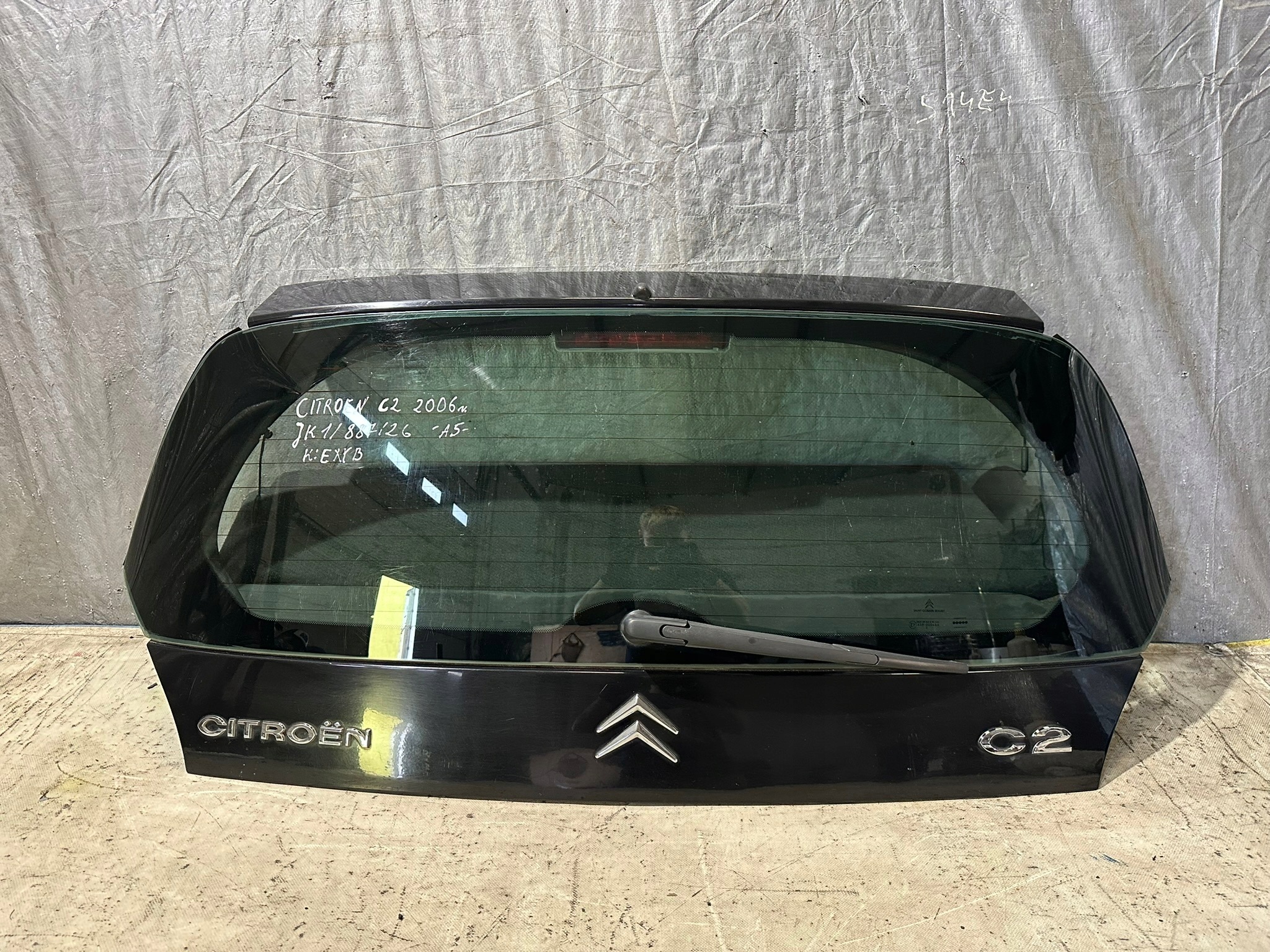trunk door boot rear part rear upper CITROEN C2 2006r. colour EXYB