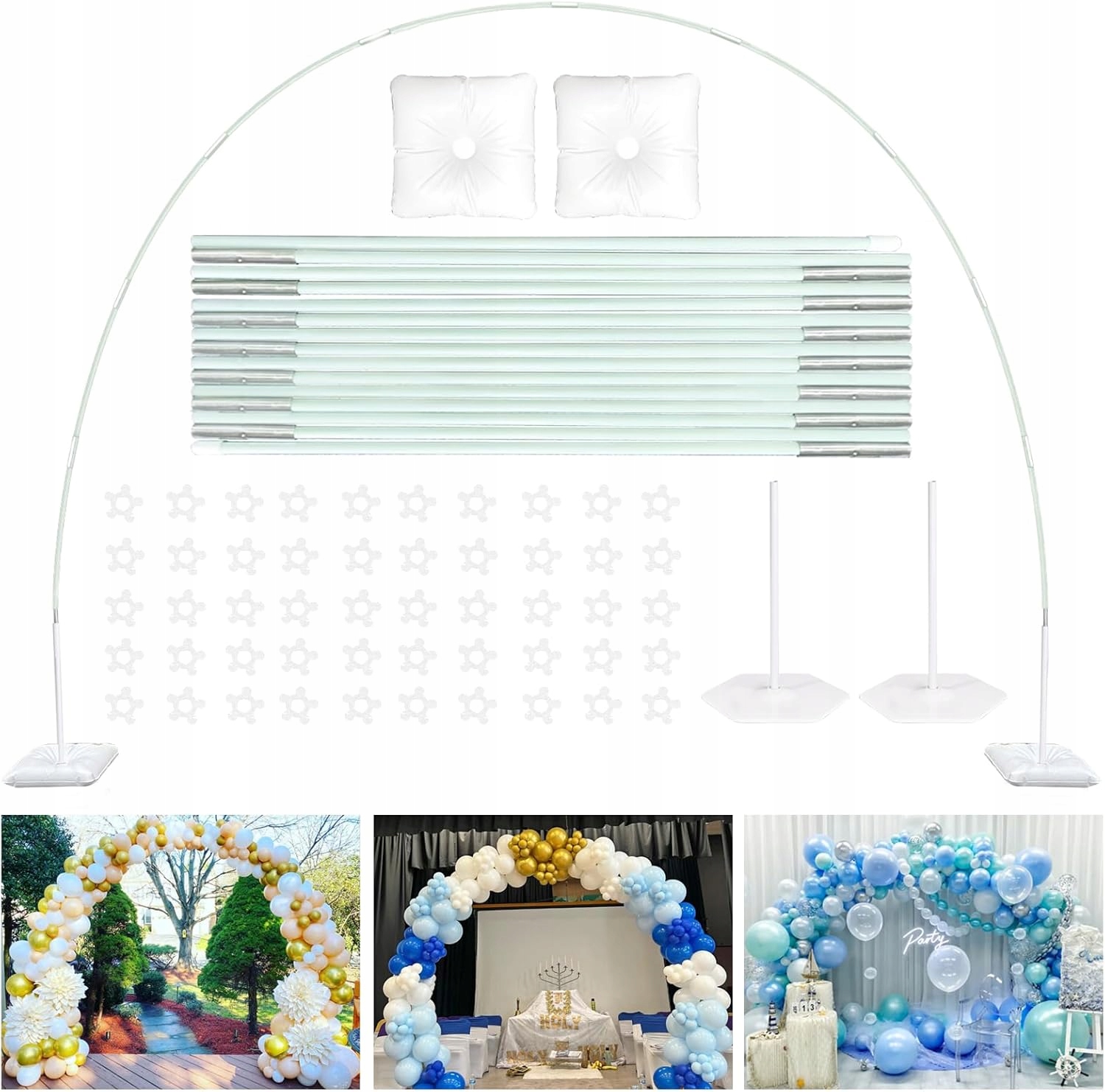 Stojan Balónková Girlanda Tekxyz Svatební Dekorace Ozdobný Balónkový Oblouk