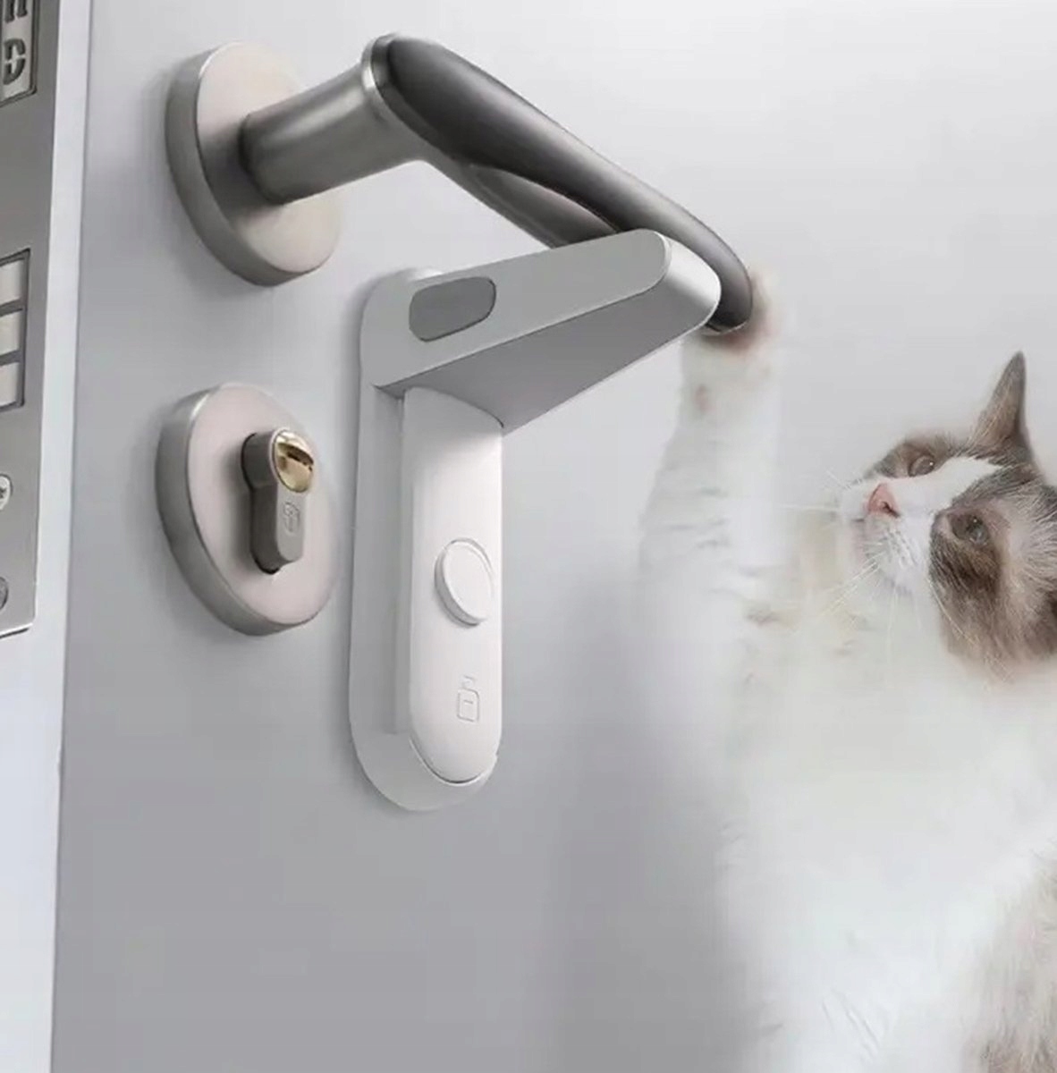 BLOKADA KLAMKI OKNA DRZWI SZUFLAD ZABEZPIECZENIE Liczba sztuk 1 szt.