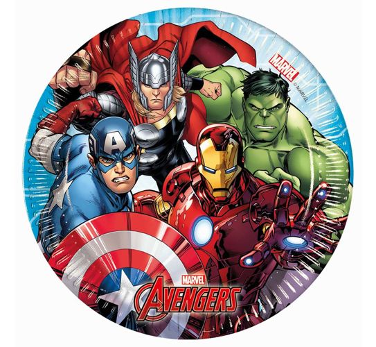 

Talerzyki papierowe Avengers 20cm 8szt
