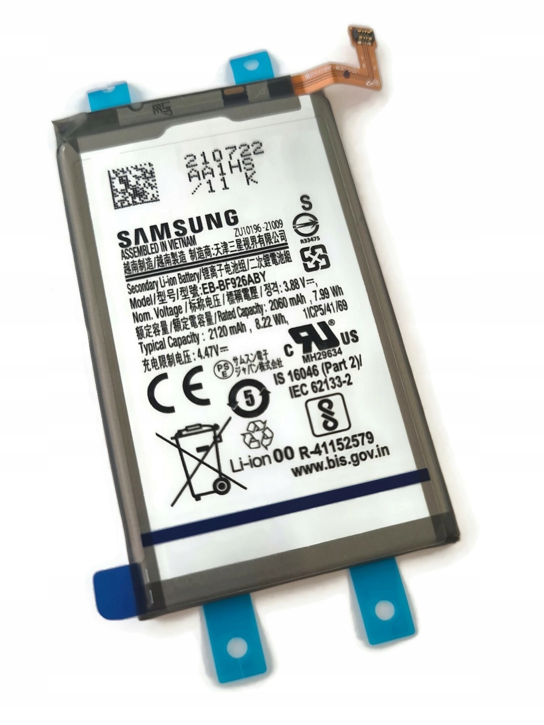 Org Nová originální baterie Main pro Samsung Galaxy Z Fold3 (SM-F926)