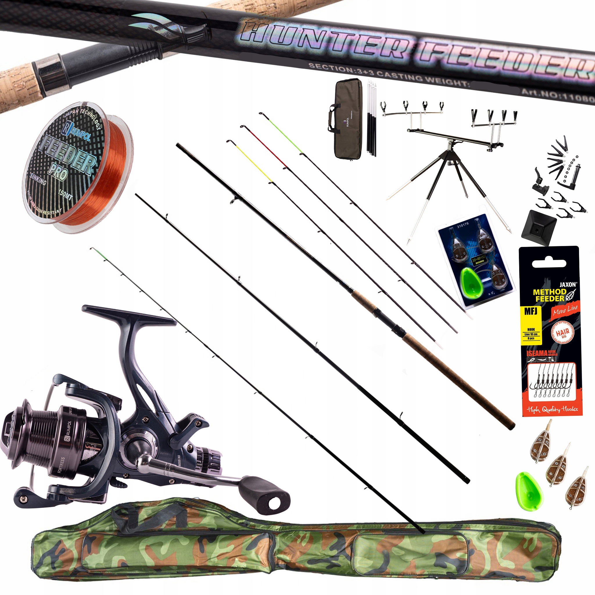 Sada Na Feeder – Prut 4,2 M, Naviják, Stanoviště, Pouzdro