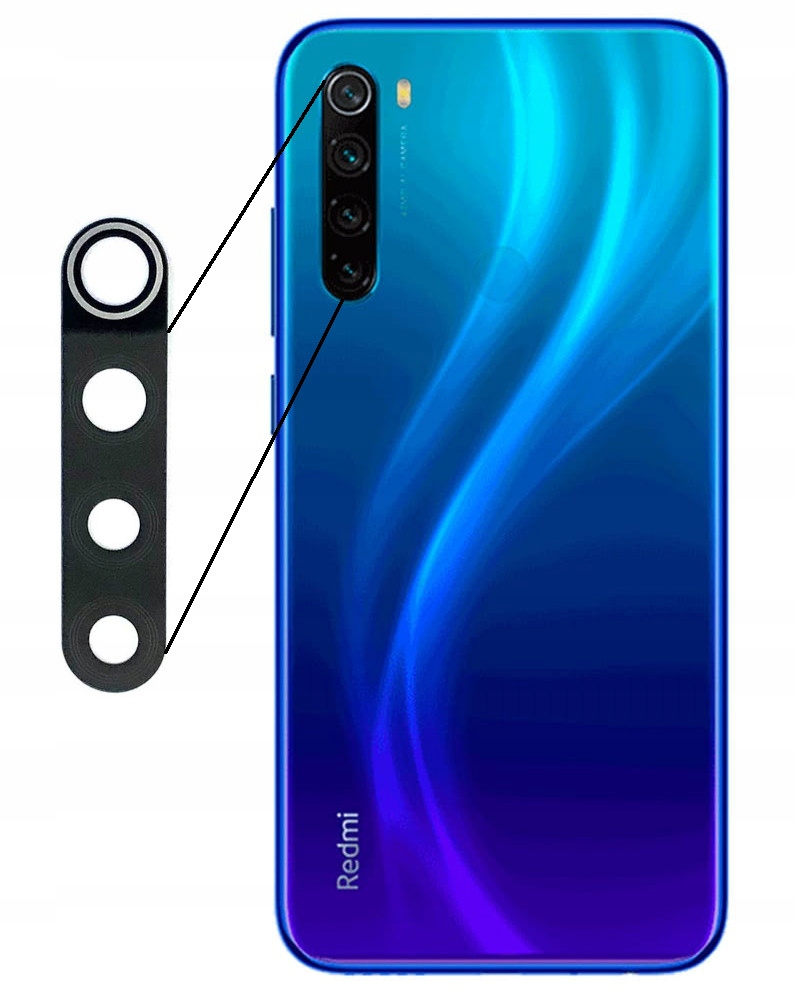 

Szybka Szkło Osłona Aparatu Xiaomi Note 8