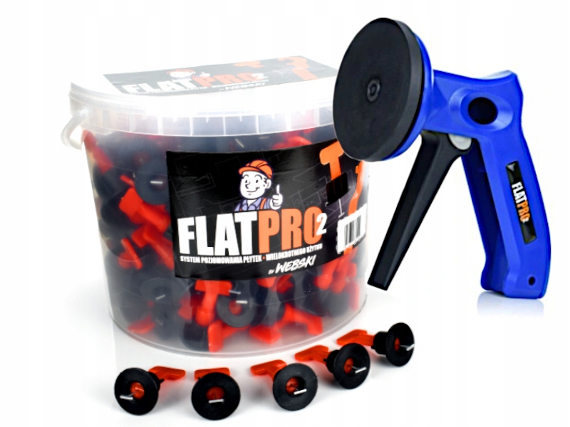 Klipy pro vyrovnávání dlaždic 165x Přísavka